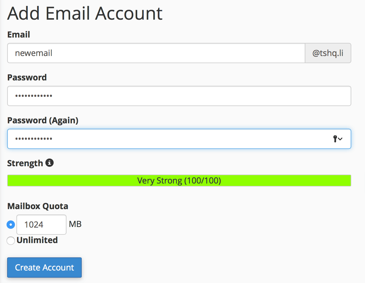 How to set up a new email account - Knowledgebase - TserverHQ