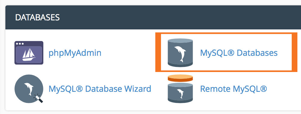 MySQL new database 1
