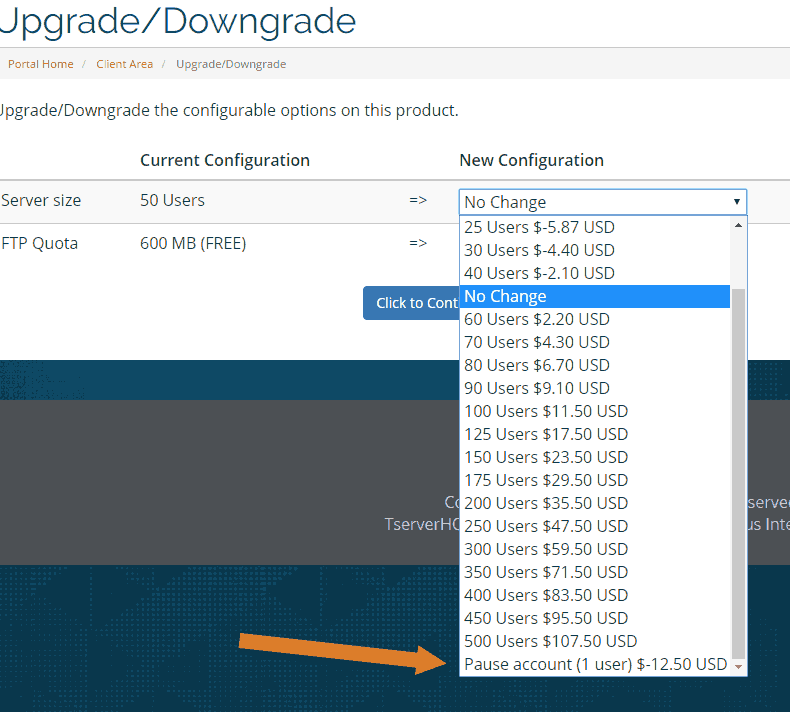 How Do I Stop Billing And Pause My Service Base De Conhecimento Tserverhq